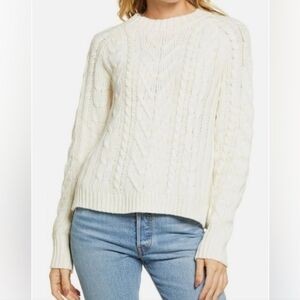 NWT Cotton Emporium Cable Knit Sweater Size XS
